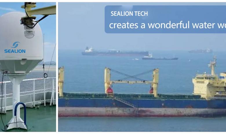 SEALION V101 Maritime VSAT Solution for a 56,779 DWT Bulk Carrier