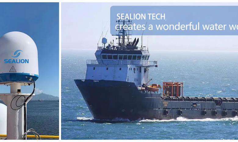 SEALION S61 Marine TVRO Solution for a Supply Vessel